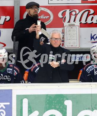 EBEL. Eishockey Bundesliga. EC VSV gegen HCB Suedtirol. Trainer Greg Holst, Co-Trainer Markus Peintner (VSV). Villach, am 1.1.2016.
Foto: Kuess 


---
pressefotos, pressefotografie, kuess, qs, qspictures, sport, bild, bilder, bilddatenbank