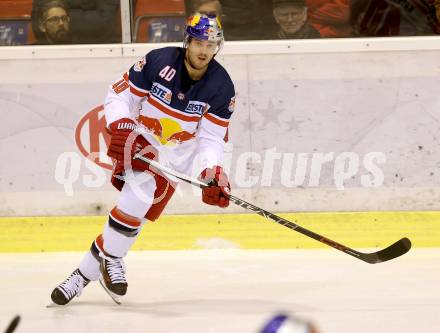 EBEL. Eishockey Bundesliga. KAC gegen EC Red Bull Salzburg. Andreas Kristler (Salzburg). Klagenfurt, am 5.1.2016.
Foto: Kuess

---
pressefotos, pressefotografie, kuess, qs, qspictures, sport, bild, bilder, bilddatenbank