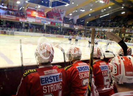 EBEL. Eishockey Bundesliga. KAC gegen HDD TELEMACH Olimpija Ljubljana. Fans, Transparente. (KAC). Klagenfurt, am 8.1.2016.
Foto: Kuess

---
pressefotos, pressefotografie, kuess, qs, qspictures, sport, bild, bilder, bilddatenbank