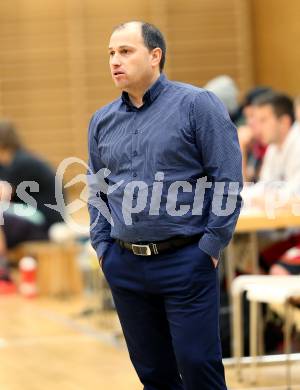 Basketball 2. Bundesliga 2015/16 Grunddurchgang 14. Runde. Raiders Villach gegen Radenthein Garnets.  Trainer Goran Jovanovic (Radenthein). Villach, am 9.1.2016.
Foto: Kuess
---
pressefotos, pressefotografie, kuess, qs, qspictures, sport, bild, bilder, bilddatenbank