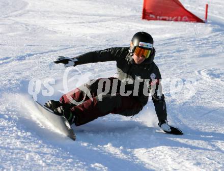 Snowboard. Training. Landeskader Kaernten.  Johann Stefaner. Simonhoehe, 13.1.2016.
Foto: Kuess
---
pressefotos, pressefotografie, kuess, qs, qspictures, sport, bild, bilder, bilddatenbank