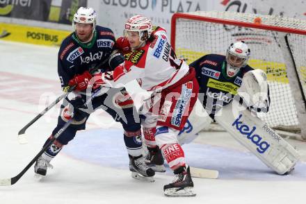 EBEL. Eishockey Bundesliga. EC VSV gegen KAC. Markus Schlacher, Jean Philippe Lamoureux, (VSV), Manuel Ganahl  (KAC). Villach, am 15.1.2016.
Foto: Kuess 


---
pressefotos, pressefotografie, kuess, qs, qspictures, sport, bild, bilder, bilddatenbank