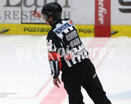 EBEL. Eishockey Bundesliga. EC VSV gegen KAC. Schiedsrichter Igor Dremelj. Villach, am 15.1.2016.
Foto: Kuess 


---
pressefotos, pressefotografie, kuess, qs, qspictures, sport, bild, bilder, bilddatenbank