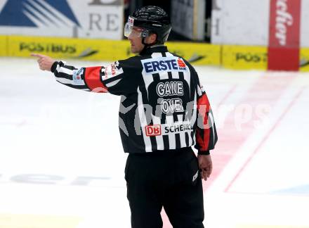 EBEL. Eishockey Bundesliga. EC VSV gegen KAC. Schiedsrichter Igor Dremelj. Villach, am 15.1.2016.
Foto: Kuess 


---
pressefotos, pressefotografie, kuess, qs, qspictures, sport, bild, bilder, bilddatenbank