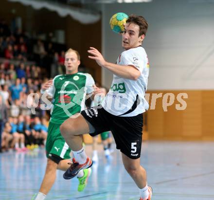 Handball Bundesliga. Schlafraum.at Kaernten gegen SC Ferlach. Mario Simic  (Ferlach). Viktring, am 16.1.2016.
Foto: Kuess
---
pressefotos, pressefotografie, kuess, qs, qspictures, sport, bild, bilder, bilddatenbank