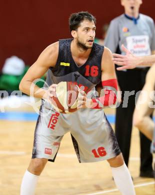 Basketball 2. Bundesliga 2015/16 Grunddurchgang 15. Runde. KOS Celovec  gegen Raiders Villach. Marko Kolaric (Villach). Klagenfurt, 16.1.2016.
Foto: Kuess
---
pressefotos, pressefotografie, kuess, qs, qspictures, sport, bild, bilder, bilddatenbank