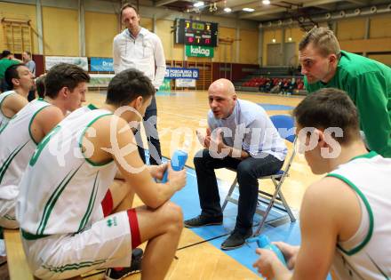 Basketball 2. Bundesliga 2015/16 Grunddurchgang 15. Runde. KOS Celovec  gegen Raiders Villach. Trainer Rok Zupan (KOS). Klagenfurt, 16.1.2016.
Foto: Kuess
---
pressefotos, pressefotografie, kuess, qs, qspictures, sport, bild, bilder, bilddatenbank