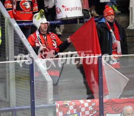 EBEL. Eishockey Bundesliga. EC VSV gegen HC Orli Znojmo. Znaim Fans. Villach, am 17.1.2016.
Foto: Kuess 


---
pressefotos, pressefotografie, kuess, qs, qspictures, sport, bild, bilder, bilddatenbank