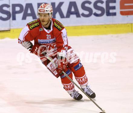 EBEL. Eishockey Bundesliga. KAC gegen 	HC TWK Innsbruck. Manuel Geier (KAC). Klagenfurt, am 22.1.2016.
Foto: Kuess

---
pressefotos, pressefotografie, kuess, qs, qspictures, sport, bild, bilder, bilddatenbank