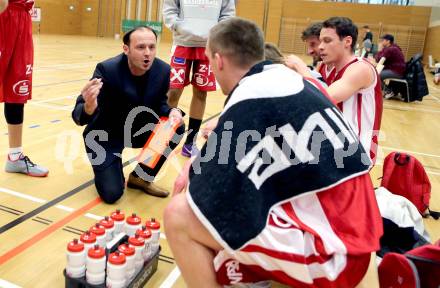 Basketball 2. Bundesliga 2015/16 Grunddurchgang 16. Runde. Villach Raiders  gegen St. Poelten Dragons. Trainer Jurica Smiljanic  (St. Poelten). Villach, 24.1.2016.
Foto: Kuess
---
pressefotos, pressefotografie, kuess, qs, qspictures, sport, bild, bilder, bilddatenbank