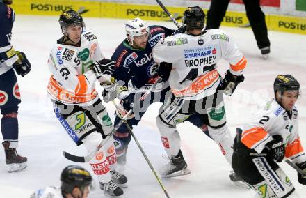 EBEL. Eishockey Bundesliga. EC VSV gegen Moser Medical Graz99ers. Benjamin Petrik, (VSV),  Sabahudin Kovacevic, Evan Brophey  (Graz). Villach, am 29.1.2016.
Foto: Kuess 


---
pressefotos, pressefotografie, kuess, qs, qspictures, sport, bild, bilder, bilddatenbank