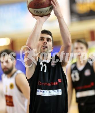 Basketball 2. Bundesliga 2015/16 Grunddurchgang 16. Runde. Woerthersee Piraten gegen Mattersburg Rocks. Stefan Ulreich  (Mattersburg). Klagenfurt, 30.1.2016.
Foto: Kuess
---
pressefotos, pressefotografie, kuess, qs, qspictures, sport, bild, bilder, bilddatenbank