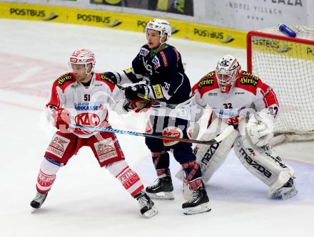 EBEL. Eishockey Bundesliga. EC VSV gegen KAC. Patrick Platzer, (VSV), Kevin Kapstad , Bernd Brueckler (KAC). Villach, am 5.2.2016.
Foto: Kuess 


---
pressefotos, pressefotografie, kuess, qs, qspictures, sport, bild, bilder, bilddatenbank