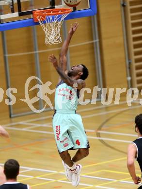 Basketball 2. Bundesliga 2015/16 Grunddurchgang 17. Runde. Villach Raiders  gegen Woerthersee Piraten. Dominique Richmond Jackson (Villach). Villach, 7.2.2016.
Foto: Kuess
---
pressefotos, pressefotografie, kuess, qs, qspictures, sport, bild, bilder, bilddatenbank