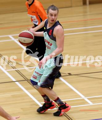 Basketball 2. Bundesliga 2015/16 Grunddurchgang 17. Runde. Villach Raiders  gegen Woerthersee Piraten. Julian Hartl (Villach). Villach, 7.2.2016.
Foto: Kuess
---
pressefotos, pressefotografie, kuess, qs, qspictures, sport, bild, bilder, bilddatenbank