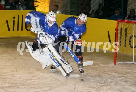 EBEL. Eishockey Bundesliga. Icefever. Showtraining VSV. Lukas Herzog, Patrick Platzer. Villach, am 12.2.2016.
Foto: Kuess
---
pressefotos, pressefotografie, kuess, qs, qspictures, sport, bild, bilder, bilddatenbank