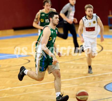 Basketball 2. Bundesliga 2015/16 Grunddurchgang 18. Runde. Woerthersee Piraten gegen Dornbirn Lions. Luka Kevric  (Dornbirn). Klagenfurt, 13.2.2016.
Foto: Kuess
---
pressefotos, pressefotografie, kuess, qs, qspictures, sport, bild, bilder, bilddatenbank