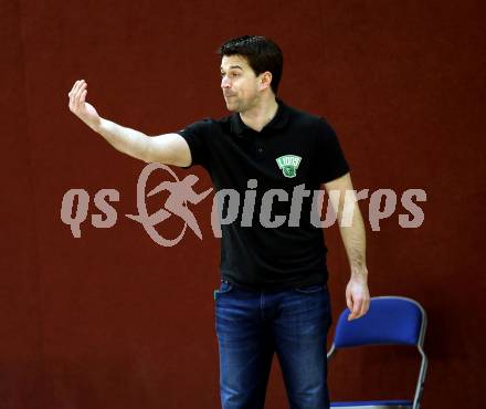 Basketball 2. Bundesliga 2015/16 Grunddurchgang 18. Runde. Woerthersee Piraten gegen Dornbirn Lions. Trainer Dejan Ljubinkovic  (Dornbirn). Klagenfurt, 13.2.2016.
Foto: Kuess
---
pressefotos, pressefotografie, kuess, qs, qspictures, sport, bild, bilder, bilddatenbank