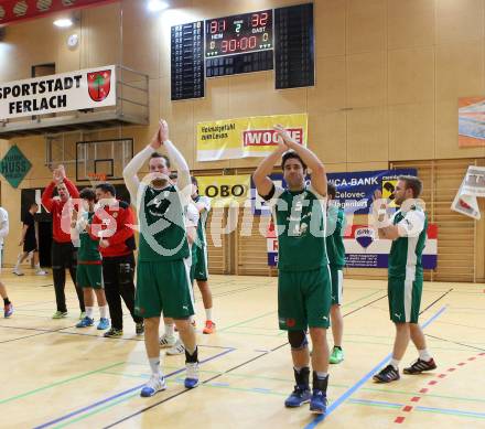 Handball Bundesliga. Obere Play Off. SC Ferlach gegen schlafraum.at Kaernten. Jubel Patrick Jochum, Josef Sourek HCK. Ferlach, am 13.2.2016.
Foto: Kuess
---
pressefotos, pressefotografie, kuess, qs, qspictures, sport, bild, bilder, bilddatenbank