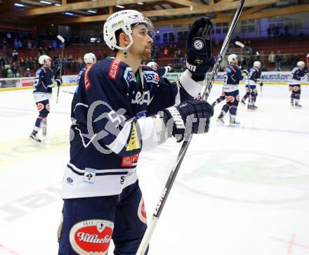 EBEL. Eishockey Bundesliga. EC VSV gegen HDD TELEMACH Olimpija Ljubljana. Eric Hunter (VSV). Villach, am 19.2.2016.
Foto: Kuess 


---
pressefotos, pressefotografie, kuess, qs, qspictures, sport, bild, bilder, bilddatenbank