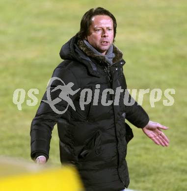 Fussball tipico Bundesliga. RZ Pellets WAC gegen SV Groedig. Trainer Peter Schoettel (Groedig). Lavanttal Arena, am 20.2.2016.
Foto: Kuess
---
pressefotos, pressefotografie, kuess, qs, qspictures, sport, bild, bilder, bilddatenbank