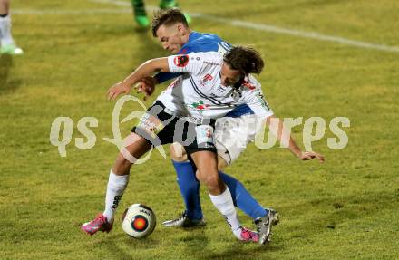 Fussball tipico Bundesliga. RZ Pellets WAC gegen SV Groedig. Philip Hellquist, (WAC), Harald Pichler (Groedig). Lavanttal Arena, am 20.2.2016.
Foto: Kuess
---
pressefotos, pressefotografie, kuess, qs, qspictures, sport, bild, bilder, bilddatenbank