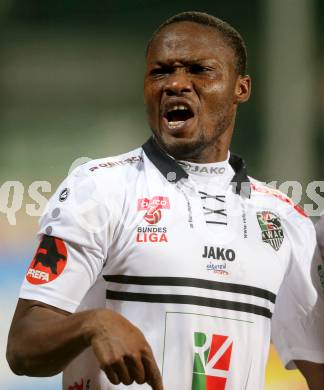 Fussball tipico Bundesliga. RZ Pellets WAC gegen SV Groedig. Torjubel Issiaka Ouedraogo (WAC). Lavanttal Arena, am 20.2.2016.
Foto: Kuess
---
pressefotos, pressefotografie, kuess, qs, qspictures, sport, bild, bilder, bilddatenbank