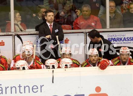 EBEL. Eishockey Bundesliga. KAC gegen EC Red Bull Salzburg. Co-Trainer Kirk Furey (KAC). Klagenfurt, am 28.2.2016.
Foto: Kuess

---
pressefotos, pressefotografie, kuess, qs, qspictures, sport, bild, bilder, bilddatenbank