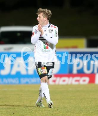 Fussball tipico Bundesliga. RZ Pellets WAC gegen Cashpoint SCR Altach. Marc Andre Schmerboeck (WAC). Lavanttal Arena, am 1.3.2016.
Foto: Kuess
---
pressefotos, pressefotografie, kuess, qs, qspictures, sport, bild, bilder, bilddatenbank