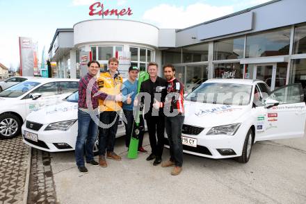 Snowboard, Rudern, Mountainbike Orientierung. Autouebergabe Autohaus Eisner. Stefan Weitensfelder, Florian Berg, Alexander Payer, Arno Arthofer, Kevin Haselsberger. Klagenfurt, 1.3.2016.
Foto: Kuess
---
pressefotos, pressefotografie, kuess, qs, qspictures, sport, bild, bilder, bilddatenbank