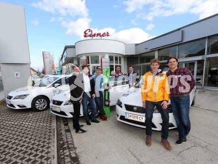 Snowboard, Rudern, Mountainbike Orientierung. Autouebergabe Autohaus Eisner. Arno Arthofer, Alexander Payer, Kevin Haselsberger, Florian Berg,  Stefan Weitensfelder. Klagenfurt, 1.3.2016.
Foto: Kuess
---
pressefotos, pressefotografie, kuess, qs, qspictures, sport, bild, bilder, bilddatenbank