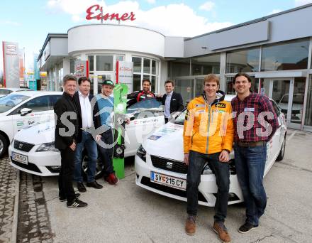 Snowboard, Rudern, Mountainbike Orientierung. Autouebergabe Autohaus Eisner. Arno Arthofer, Alexander Payer, Kevin Haselsberger, Florian Berg,  Stefan Weitensfelder. Klagenfurt, 1.3.2016.
Foto: Kuess
---
pressefotos, pressefotografie, kuess, qs, qspictures, sport, bild, bilder, bilddatenbank