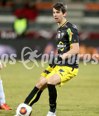 Fussball tipico Bundesliga. RZ Pellets WAC gegen Cashpoint SCR Altach. Mihret Topcagic (WAC). Lavanttal Arena, am 1.3.2016.
Foto: Kuess
---
pressefotos, pressefotografie, kuess, qs, qspictures, sport, bild, bilder, bilddatenbank