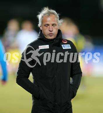 Fussball tipico Bundesliga. RZ Pellets WAC gegen Cashpoint SCR Altach. Trainer Heimo Pfeifenberger (WAC). Lavanttal Arena, am 1.3.2016.
Foto: Kuess
---
pressefotos, pressefotografie, kuess, qs, qspictures, sport, bild, bilder, bilddatenbank