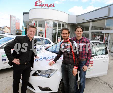 Mountainbike Orientierung. Autouebergabe Autohaus Eisner. Arno Arthofer, Kevin Haselsberger, Stefan Weitensfelder. Klagenfurt, 1.3.2016.
Foto: Kuess
---
pressefotos, pressefotografie, kuess, qs, qspictures, sport, bild, bilder, bilddatenbank