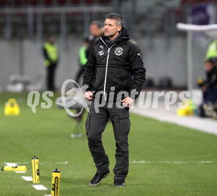 Fussball Sky go Erste Liga. SK Austria Klagenfurt gegen FAC Wien.  Trainer Juergen Halper (Wien). Klagenfurt, am 4.3.2016.
Foto: Kuess
---
pressefotos, pressefotografie, kuess, qs, qspictures, sport, bild, bilder, bilddatenbank