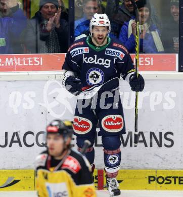 EBEL. Eishockey Bundesliga. EC VSV gegen UPC Vienna Capitals. Torjubel Rick Schofield (VSV). Villach, am 4.3.2016.
Foto: Kuess 


---
pressefotos, pressefotografie, kuess, qs, qspictures, sport, bild, bilder, bilddatenbank