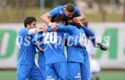 Fussball Regionalliga. Annabichler SV gegen Sturm Graz Amateure. Torjubel ASV. Welzenegg, am 5.3.2016.
Foto: Kuess
---
pressefotos, pressefotografie, kuess, qs, qspictures, sport, bild, bilder, bilddatenbank