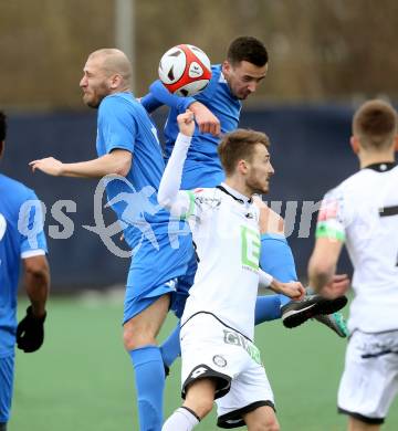 Fussball Regionalliga. Annabichler SV gegen Sturm Graz Amateure. Christian Dlopst, Vahid Muharemovic, (ASV), David Schnaderbeck  (Sturm). Welzenegg, am 5.3.2016.
Foto: Kuess
---
pressefotos, pressefotografie, kuess, qs, qspictures, sport, bild, bilder, bilddatenbank