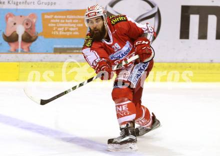 EBEL. Eishockey Bundesliga. KAC gegen EC Red Bull Salzburg. Martin Schumnig (KAC). Klagenfurt, am 8.3.2016.
Foto: Kuess

---
pressefotos, pressefotografie, kuess, qs, qspictures, sport, bild, bilder, bilddatenbank