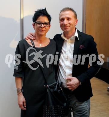 Kaerntner Fussballverband. Ordentliche Hauptversammlung.  Klaus Mittersdorfer mit Frau. Villach, am 11.3.2016.
Foto: Kuess
---
pressefotos, pressefotografie, kuess, qs, qspictures, sport, bild, bilder, bilddatenbank