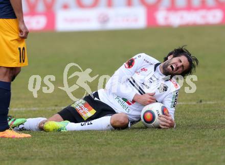 Fussball tipico Bundesliga. RZ Pellets WAC gegen FC Red Bull Salzburg. Ynclan Pajares Jacobo Maria, (WAC). Lavanttal Arena Wolfsberg, am 12.3.2016.
Foto: Kuess
---
pressefotos, pressefotografie, kuess, qs, qspictures, sport, bild, bilder, bilddatenbank