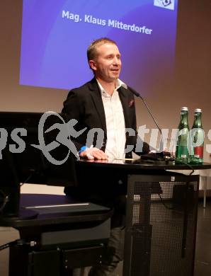 Kaerntner Fussballverband. Ordentliche Hauptversammlung.  Klaus Mittersdorfer. Villach, am 11.3.2016.
Foto: Kuess
---
pressefotos, pressefotografie, kuess, qs, qspictures, sport, bild, bilder, bilddatenbank