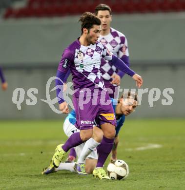 Fussball Sky go Erste Liga. SK Austria Klagenfurt gegen SC Wiener Neustadt.  Muhammed Calhanoglu (Klagenfurt). Klagenfurt, am 15.3.2016.
Foto: Kuess
---
pressefotos, pressefotografie, kuess, qs, qspictures, sport, bild, bilder, bilddatenbank