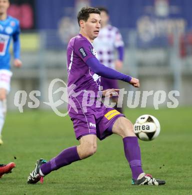 Fussball Sky go Erste Liga. SK Austria Klagenfurt gegen SC Wiener Neustadt.  Bernd Kager (Klagenfurt). Klagenfurt, am 15.3.2016.
Foto: Kuess
---
pressefotos, pressefotografie, kuess, qs, qspictures, sport, bild, bilder, bilddatenbank