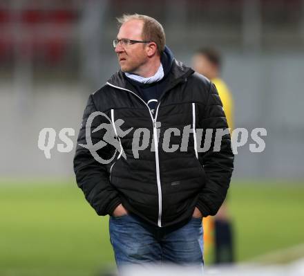 Fussball Sky go Erste Liga. SK Austria Klagenfurt gegen SC Wiener Neustadt.  Trainer Guenter Kreissl (Wiener Neustadt). Klagenfurt, am 15.3.2016.
Foto: Kuess
---
pressefotos, pressefotografie, kuess, qs, qspictures, sport, bild, bilder, bilddatenbank