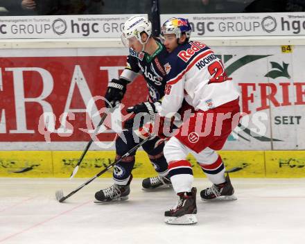 EBEL. Eishockey Bundesliga. EC VSV gegen EC Red Bull Salzburg. Adis Alagic,  (VSV), Peter Hochkofler (Salzburg). Villach, am 15.3.2016.
Foto: Kuess 


---
pressefotos, pressefotografie, kuess, qs, qspictures, sport, bild, bilder, bilddatenbank