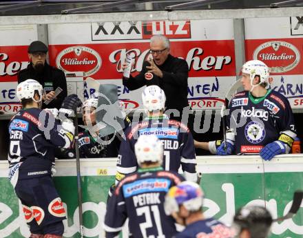 EBEL. Eishockey Bundesliga. EC VSV gegen EC Red Bull Salzburg. Trainer Greg Holst (VSV). Villach, am 15.3.2016.
Foto: Kuess 


---
pressefotos, pressefotografie, kuess, qs, qspictures, sport, bild, bilder, bilddatenbank