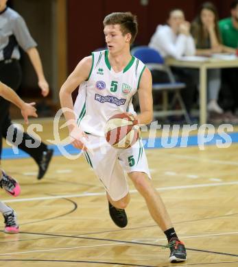 Basketball 2. Bundesliga 2015/16 VF Spiel 1. KOS Celovec gegen Radenthein Garnets. Andi Smrtnik (KOS Celovec). Klagenfurt, 19.3.2016.
Foto: Kuess
---
pressefotos, pressefotografie, kuess, qs, qspictures, sport, bild, bilder, bilddatenbank