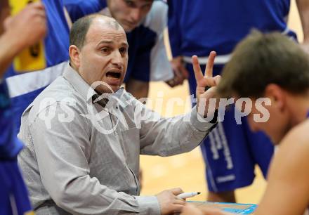 Basketball 2. Bundesliga 2015/16 VF Spiel 1. KOS Celovec gegen Radenthein Garnets. Trainer Goran Jovanovic  (Radenthein). Klagenfurt, 19.3.2016.
Foto: Kuess
---
pressefotos, pressefotografie, kuess, qs, qspictures, sport, bild, bilder, bilddatenbank